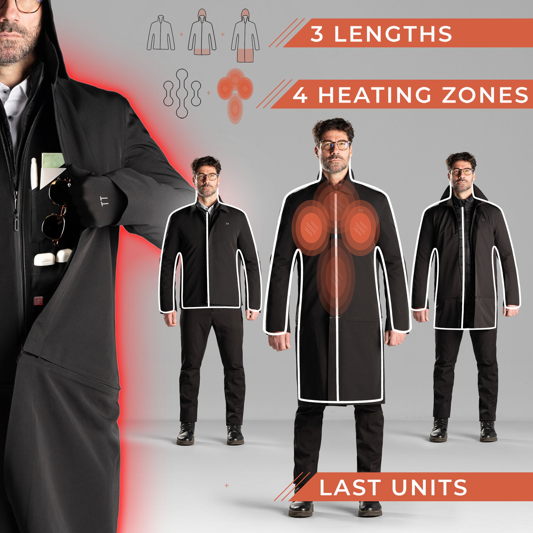 Mega Pack DarkHeat™ 2.0 | Heated Jacket – TAFTAC